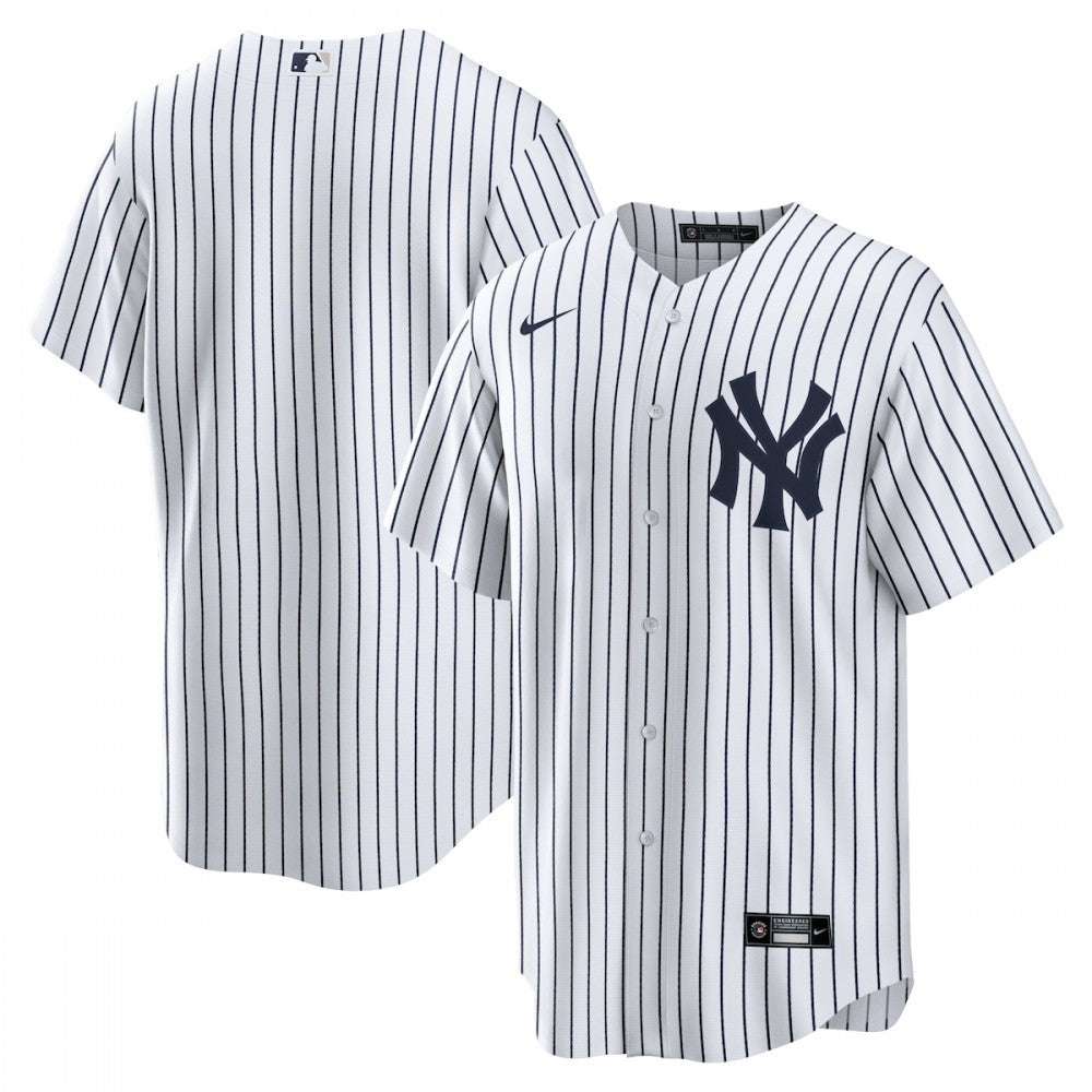 New York Yankees Nike Home Blank Replica MLB Jersey - White