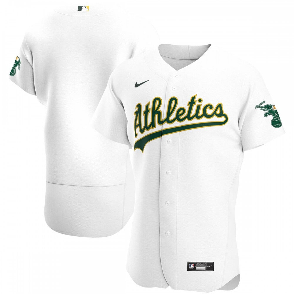 Oakland Athletics Nike Home Authentic Team MLB Jersey - White