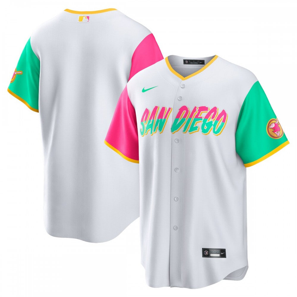 San Diego Padres Nike 2022 City Connect Replica Team MLB Jersey - White