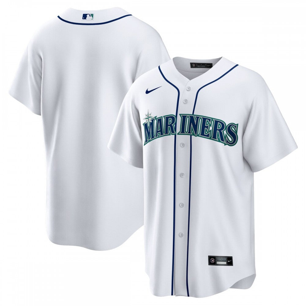 Seattle Mariners Nike Home Blank Replica MLB Jersey - White