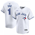 Toronto Blue Jays Nike #1 Dad Home Limited MLB Jersey - White
