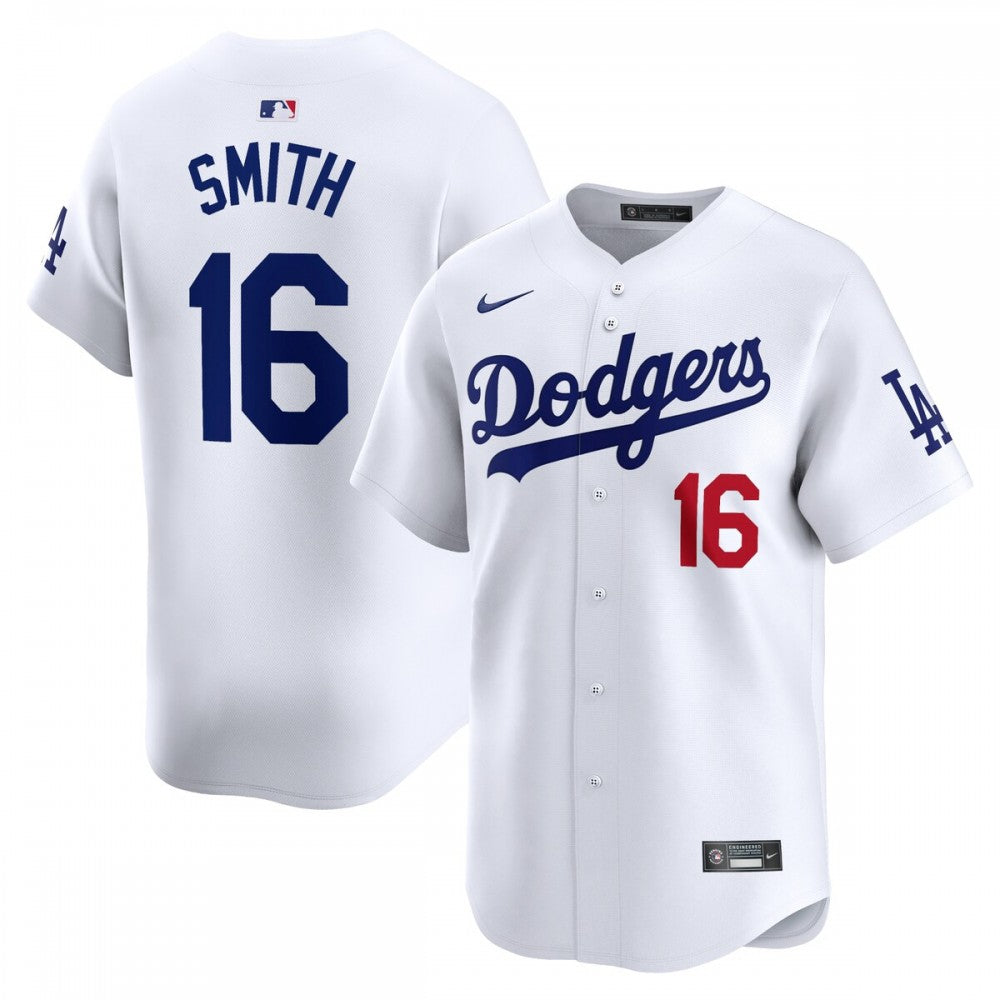 Will Smith Los Angeles Dodgers Nike Home Limited Player MLB Jersey - White