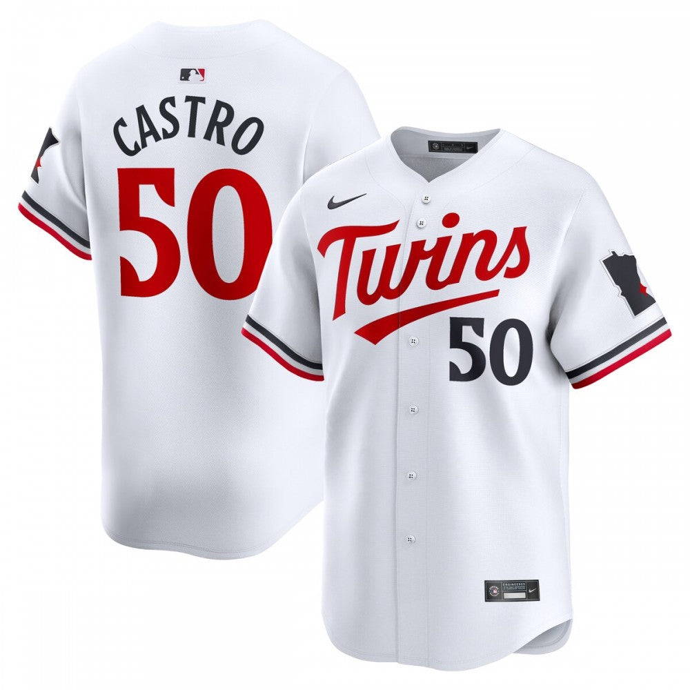 Willi Castro Minnesota Twins Nike Home Limited Player MLB Jersey - White