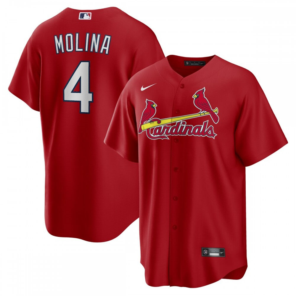 Yadier Molina St. Louis Cardinals Nike Alternate Replica Player Name MLB Jersey - Red