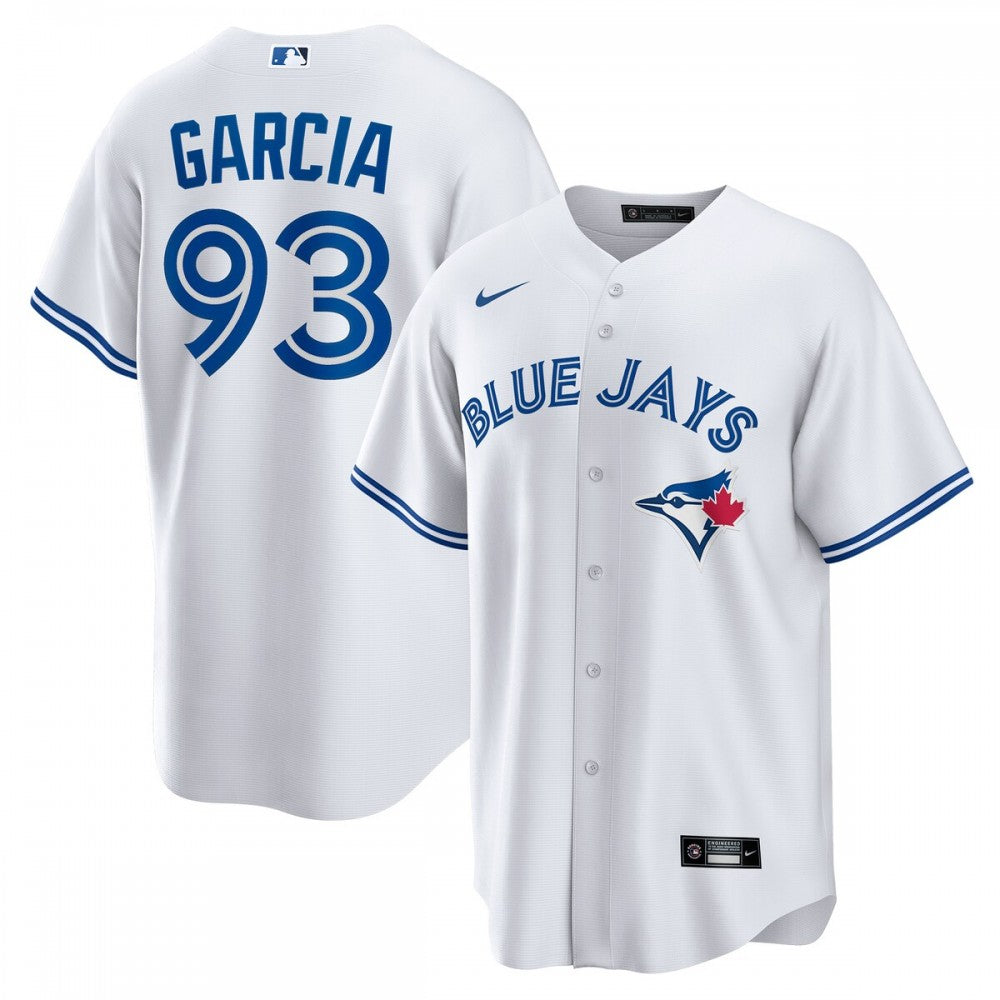 Yimi Garcia Toronto Blue Jays Nike Home  Replica Player MLB Jersey - White