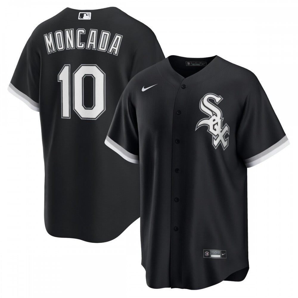 Yoan Moncada Chicago White Sox Nike Alternate Replica Player Name MLB Jersey - Black