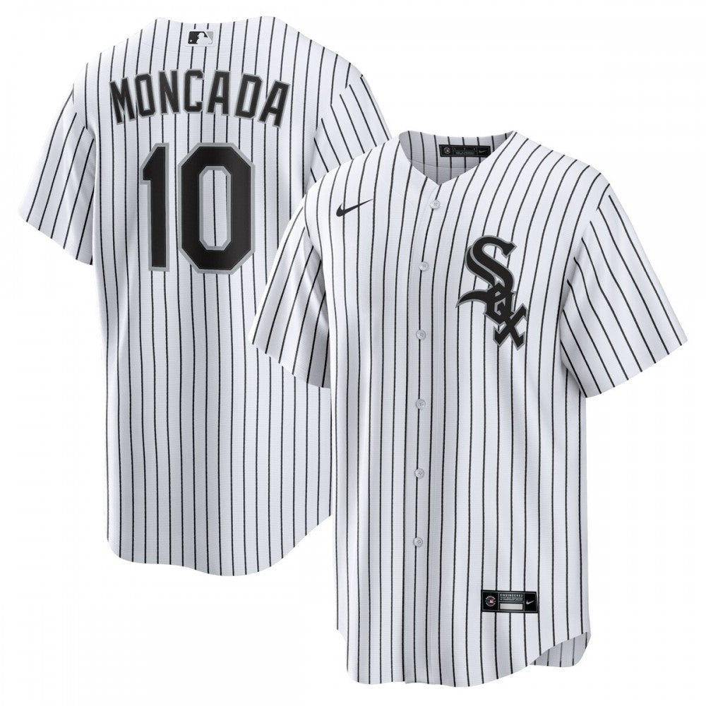 Yoan Moncada Chicago White Sox Nike Home Replica Player Name MLB Jersey - White