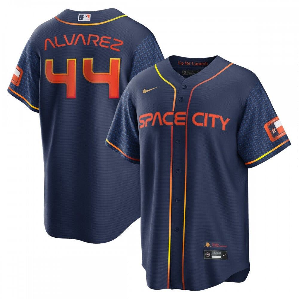 Yordan Alvarez Houston Astros Nike 2022 City Connect Replica Player MLB Jersey - Navy