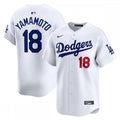 Yoshinobu Yamamoto Los Angeles Dodgers Nike Home Limited Player MLB Jersey - White