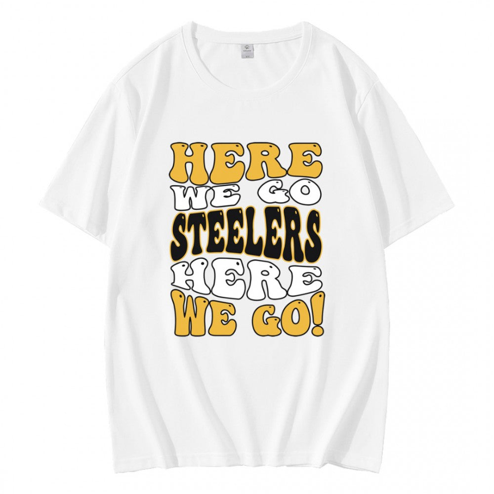 Here We Go Steelers NFL Football T-Shirt
