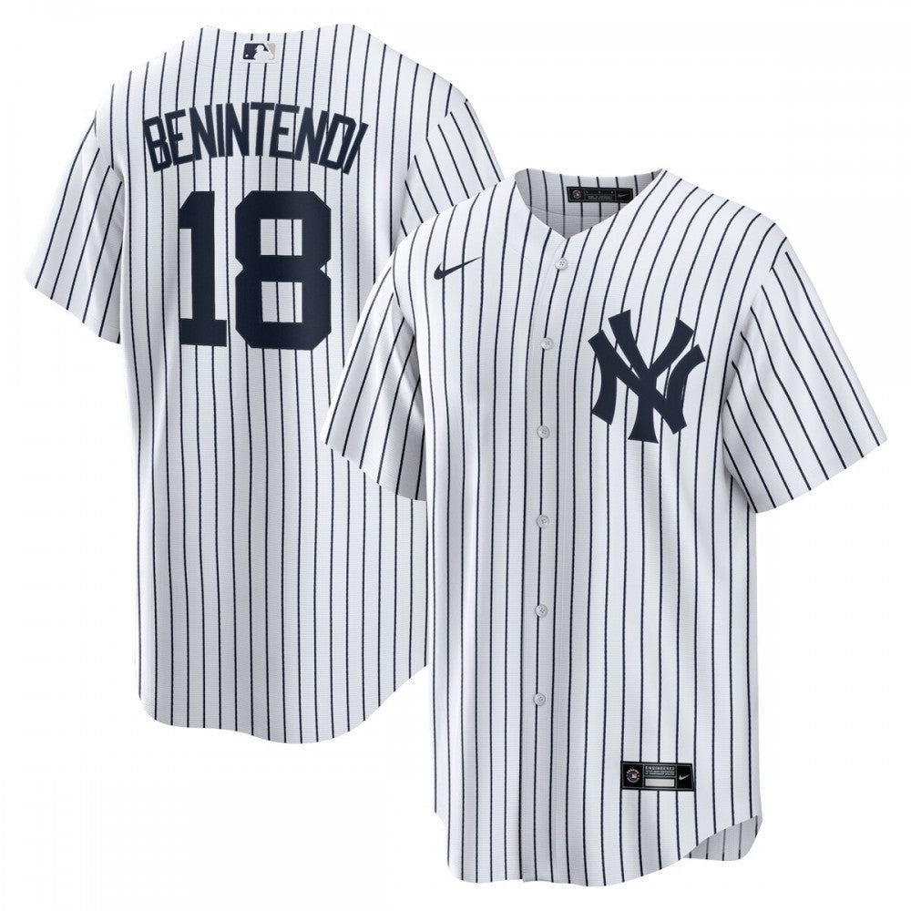 Andrew Benintendi New York Yankees Nike Home Replica Player MLB Jersey - White/Navy