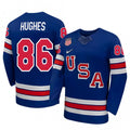 Jack Hughes USA Hockey Olympic Nike 2026 Royal Home Replica NHL Jersey