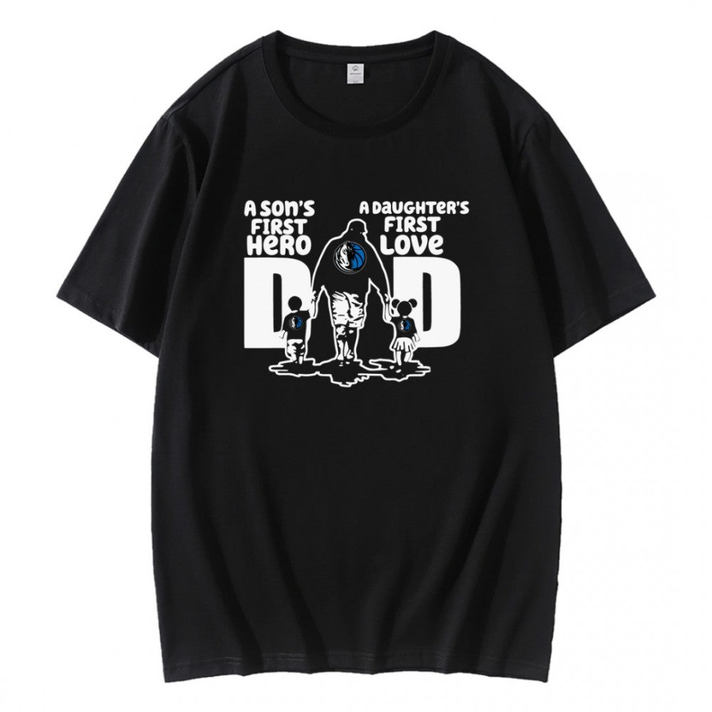 Dallas Mavericks A Sons First Hero Dad T-Shirt