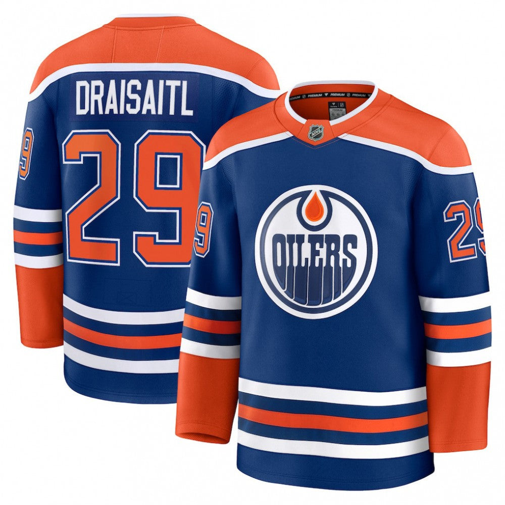Leon Draisaitl Edmonton Oilers Home Premium Player NHL Jersey