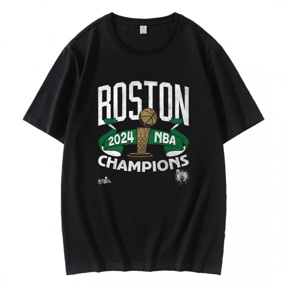 Boston 2024 NBA Champions Trophy Logo T-Shirt