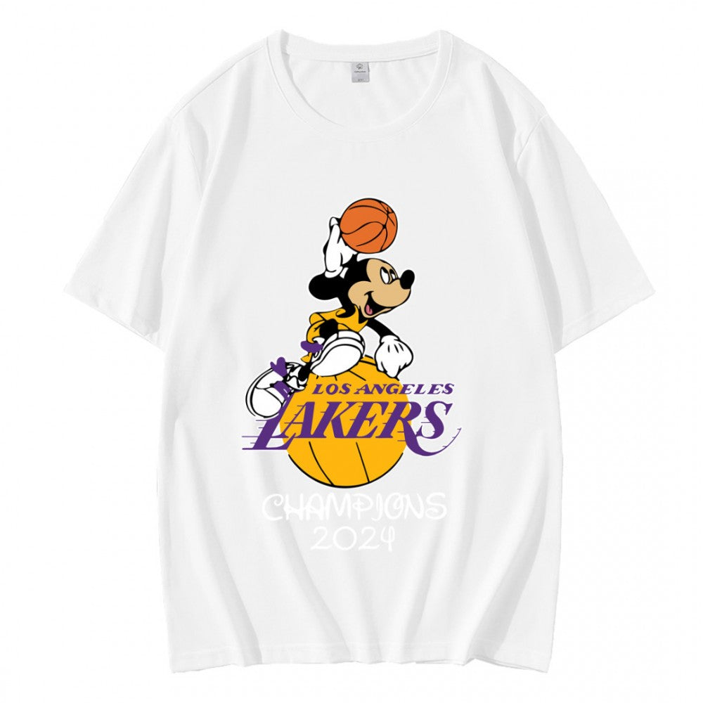 Mickey Mouse Los Angeles Lakers Champions 2024 T-Shirt