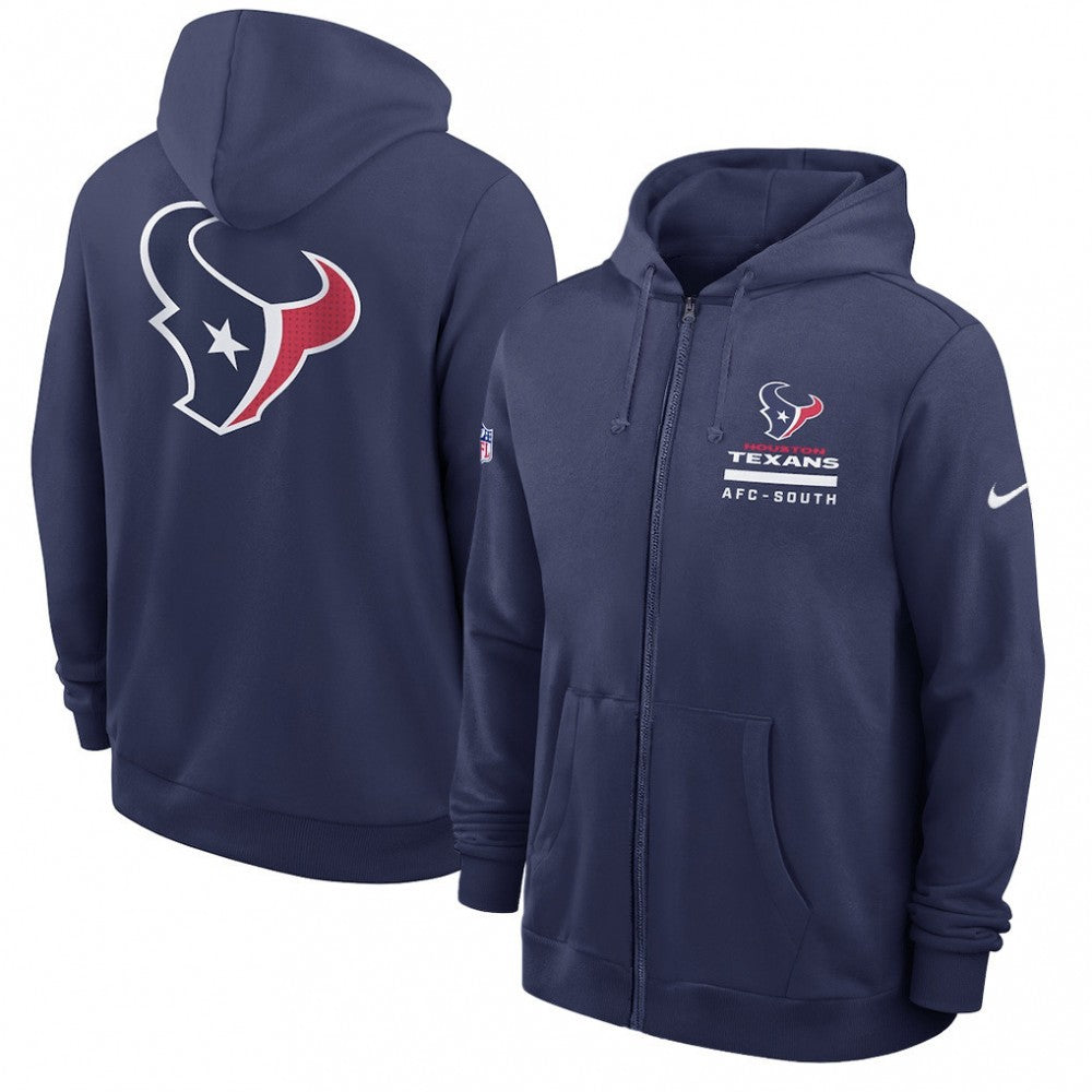 Houston Texans Utility Player Sideline Men's Nike NFL Full-Zip Hoodie