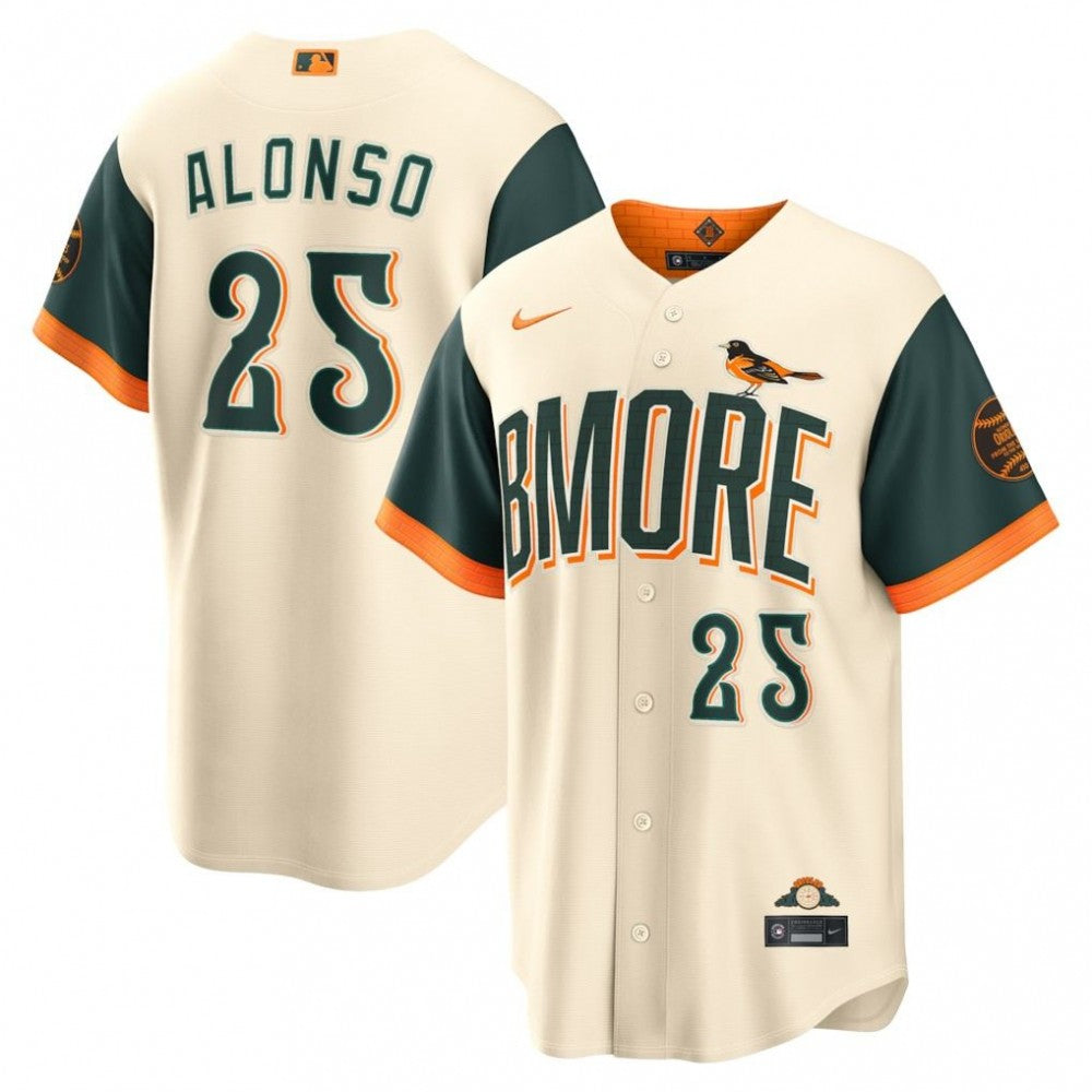 Pete Alonso Baltimore Orioles Nike 2026 City Connect Stadium MLB Jersey - Cream