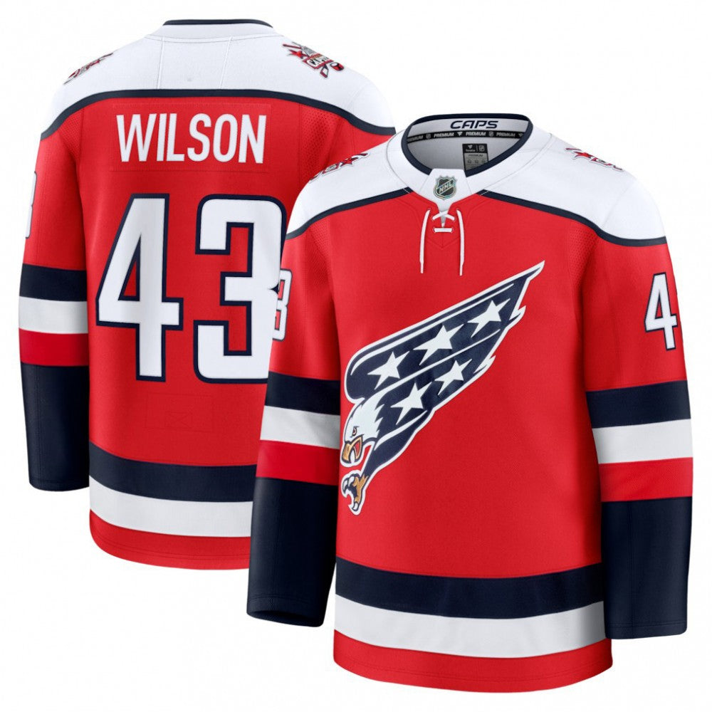 Tom Wilson Washington Capitals Alternate Premium Player NHL Jersey - Red