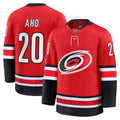 Men's Carolina Hurricanes Sebastian Aho Red Alternate Premium NHL Jersey