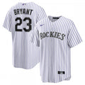 Kris Bryant Colorado Rockies Nike Replica Player MLB Jersey - White/Purple