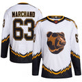 Brad Marchand Boston Bruins White Reverse Retro Premium NHL Jersey
