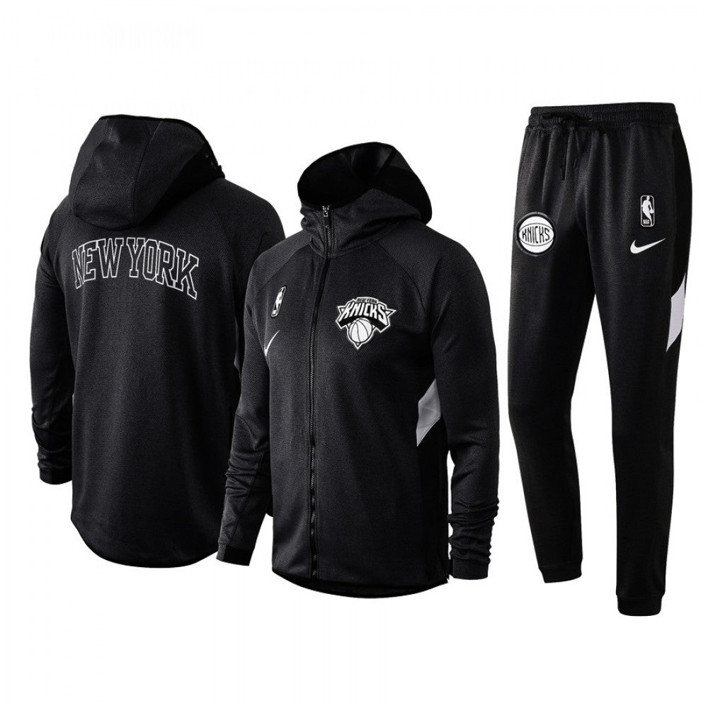 New York Knicks Nike 2019/20 Showtime Full-Zip Therma Flex Performance Hoodie