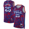 Ben Simmons Philadelphia 76ers Nike Select Series Rookie of the Year Swingman NBA Jersey - Royal/Red