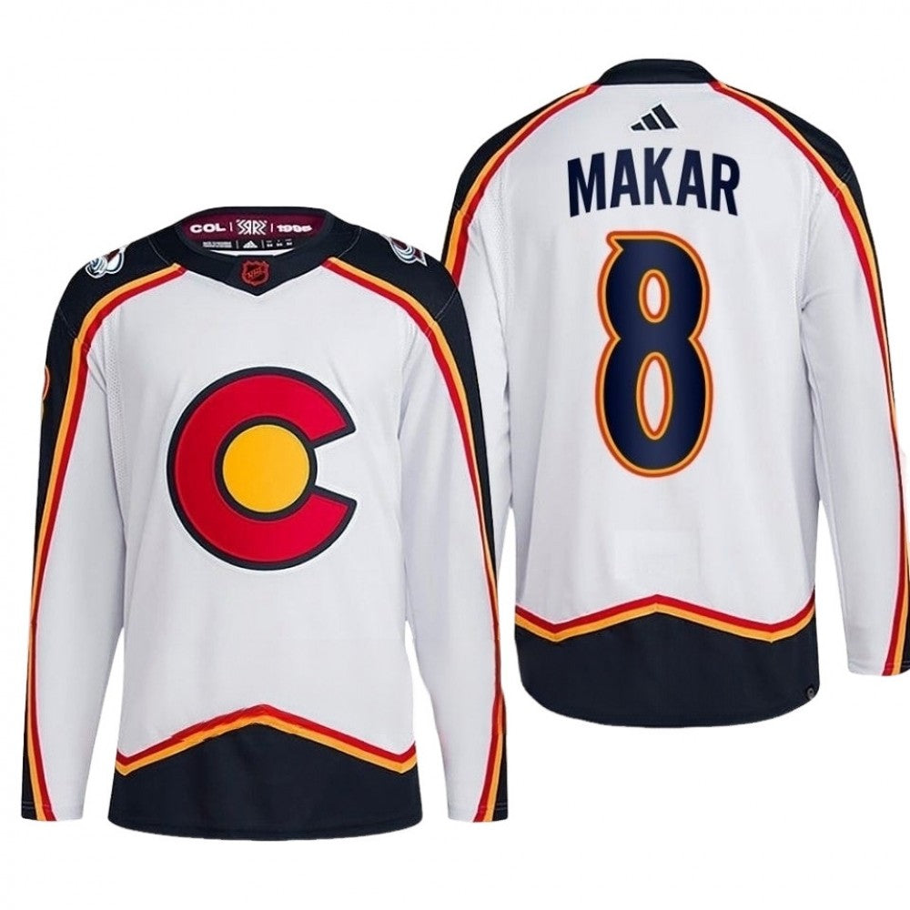 Cale Makar Colorado Avalanche Reverse Retro 2.0 Authentic Player NHL Jersey - White