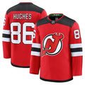 Jack Hughes New NHL Jersey Devils Jack Hughes Red Home Premium NHL Jersey