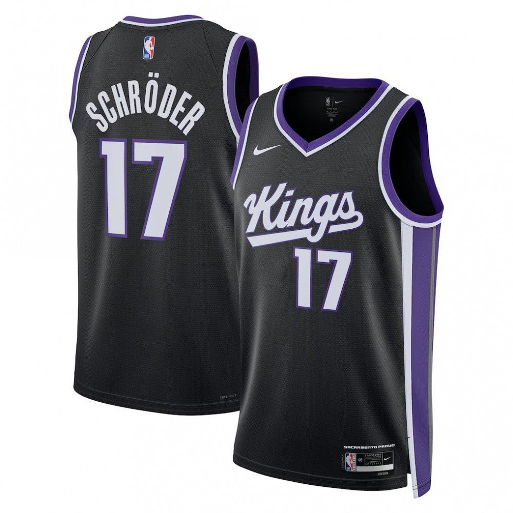 Dennis Schr?der Sacramento Kings Nike Unisex Swingman NBA Jersey - Icon Edition - Black
