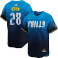 Alec Bohm Philadelphia Phillies Nike 2024 City Connect Limited Player MLB Jersey - Blue