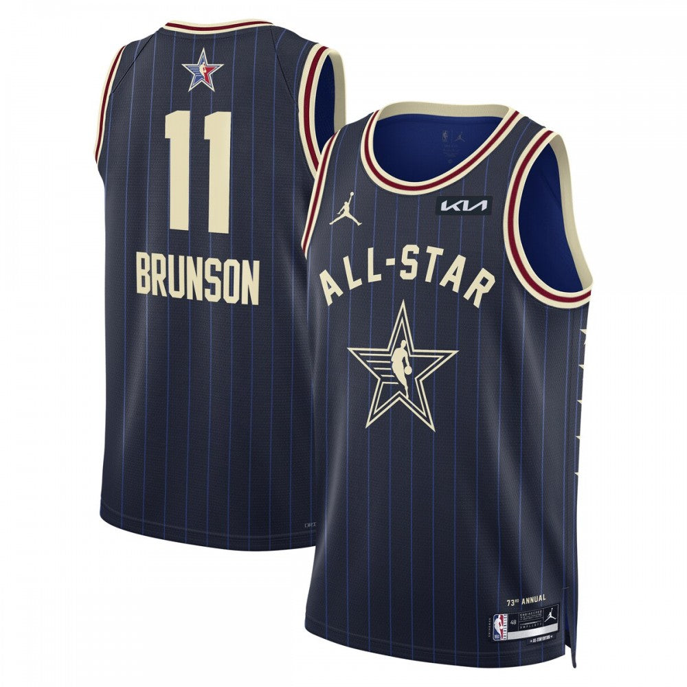 Jalen Brunson Jordan Brand Unisex 2024 NBA All-Star Game Swingman NBA Jersey - Navy