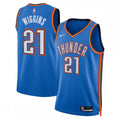 Aaron Wiggins Oklahoma City Thunder Nike Unisex Swingman Player NBA Jersey - Icon Edition - Blue