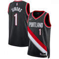 Anfernee Simons Portland Trail Blazers Nike Unisex Swingman NBA Jersey - Icon Edition - Black