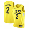 Collin Sexton Utah Jazz Nike Unisex Swingman NBA Jersey - Icon Edition - Gold