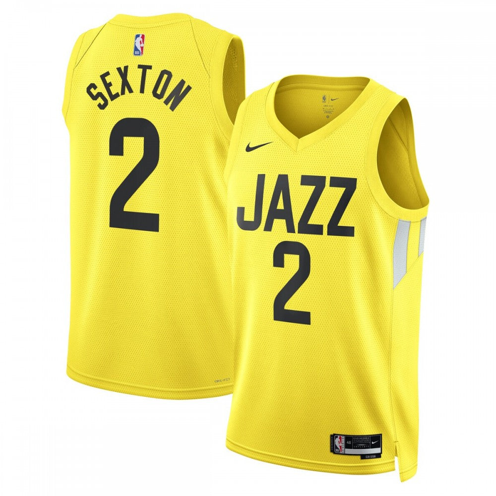 Collin Sexton Utah Jazz Nike Unisex Swingman NBA Jersey - Icon Edition - Gold
