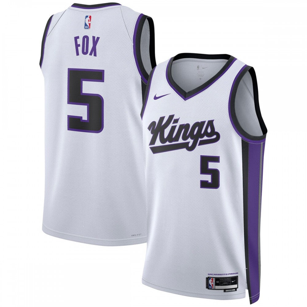 De'Aaron Fox Sacramento Kings Nike Unisex Swingman NBA Jersey - Association Edition - White
