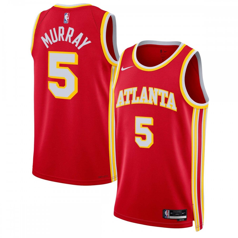 Dejounte Murray Atlanta Hawks Nike Unisex Swingman NBA Jersey - Icon Edition - Red