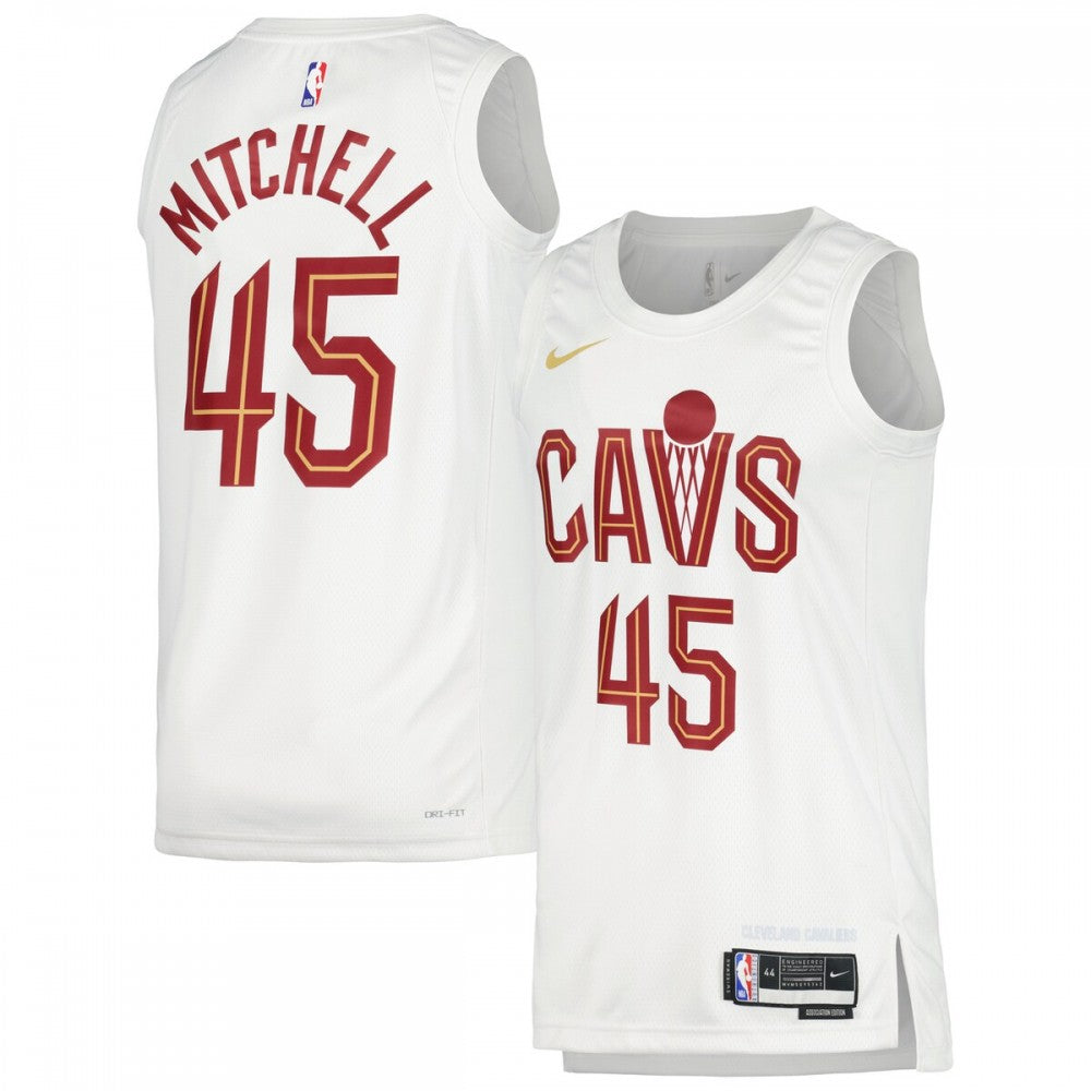 Donovan Mitchell Cleveland Cavaliers Nike Unisex Swingman NBA Jersey - Association Edition - White