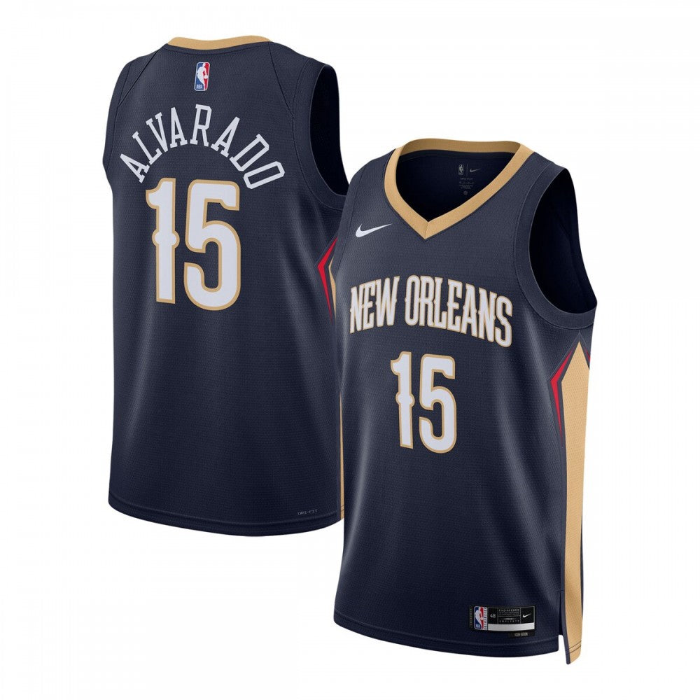 Jose Alvarado New Orleans Pelicans Nike Unisex Swingman NBA Jersey - Icon Edition - Navy