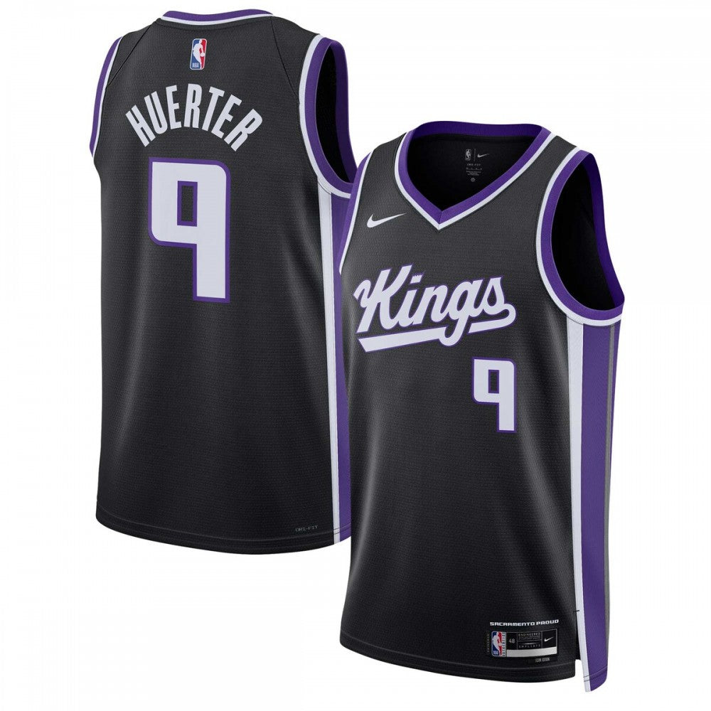 Kevin Huerter Sacramento Kings Nike Unisex Swingman NBA Jersey - Icon Edition - Black