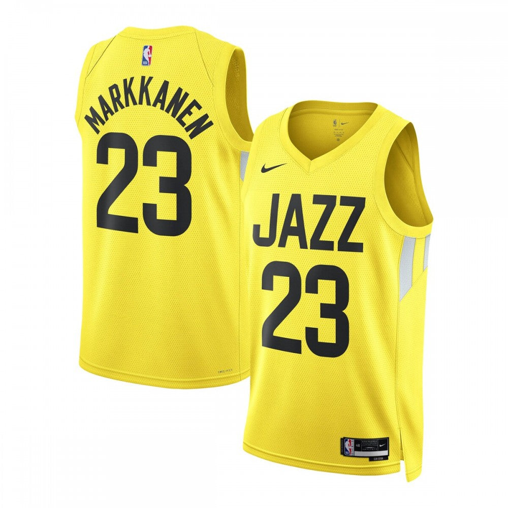 Lauri Markkanen Utah Jazz Nike Unisex Swingman NBA Jersey - Icon Edition - Gold