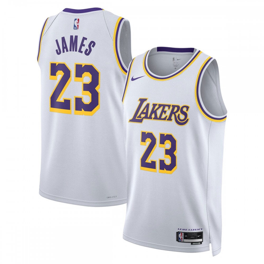 LeBron James Los Angeles Lakers Nike Unisex Swingman NBA Jersey - Association Edition - White