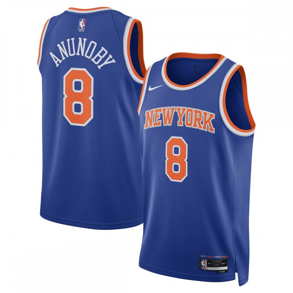 OG Anunoby New York Knicks Nike Unisex Swingman NBA Jersey - Icon Edition - Blue
