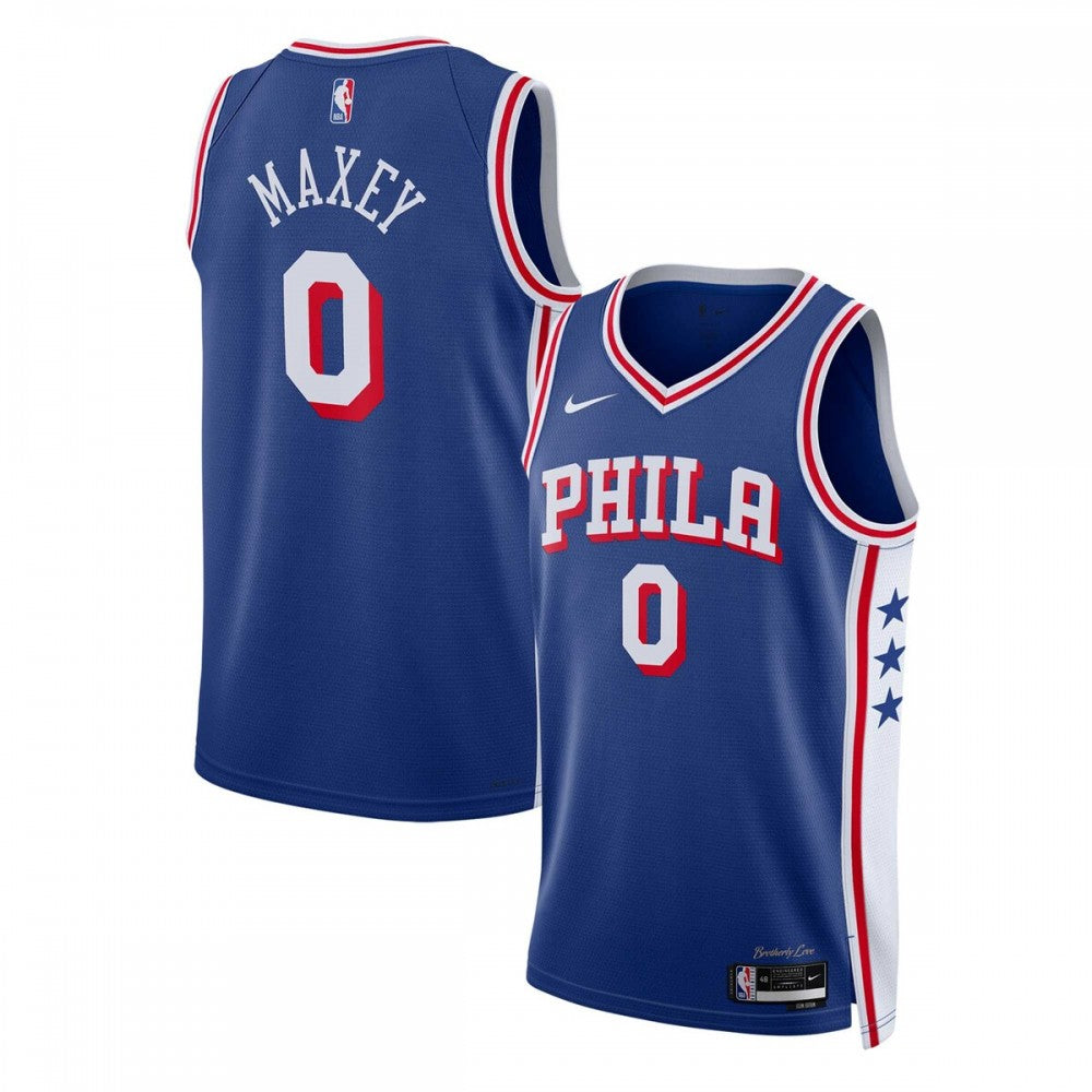 Tyrese Maxey Philadelphia 76ers Nike Unisex Swingman NBA Jersey - Icon Edition - Royal