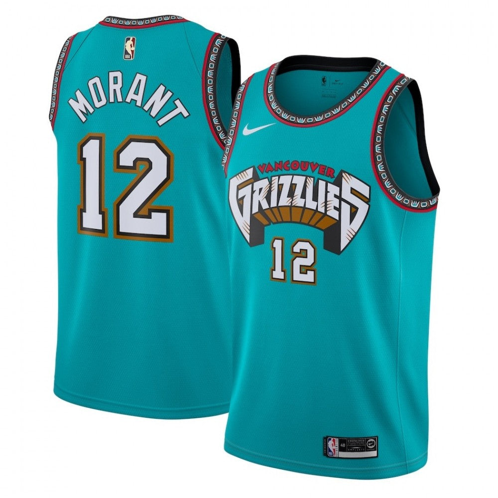 Men's Memphis Grizzlies Ja Morant Nike Green 2019/20 Hardwood Classics Swingman Player NBA Jersey