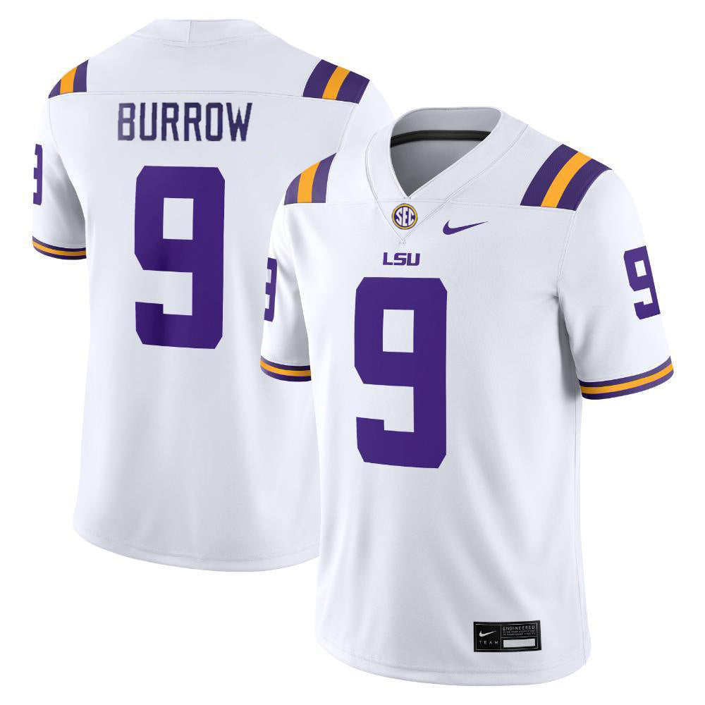Joe Burrow LSU Tigers Nike Player NCAA Jersey - White
