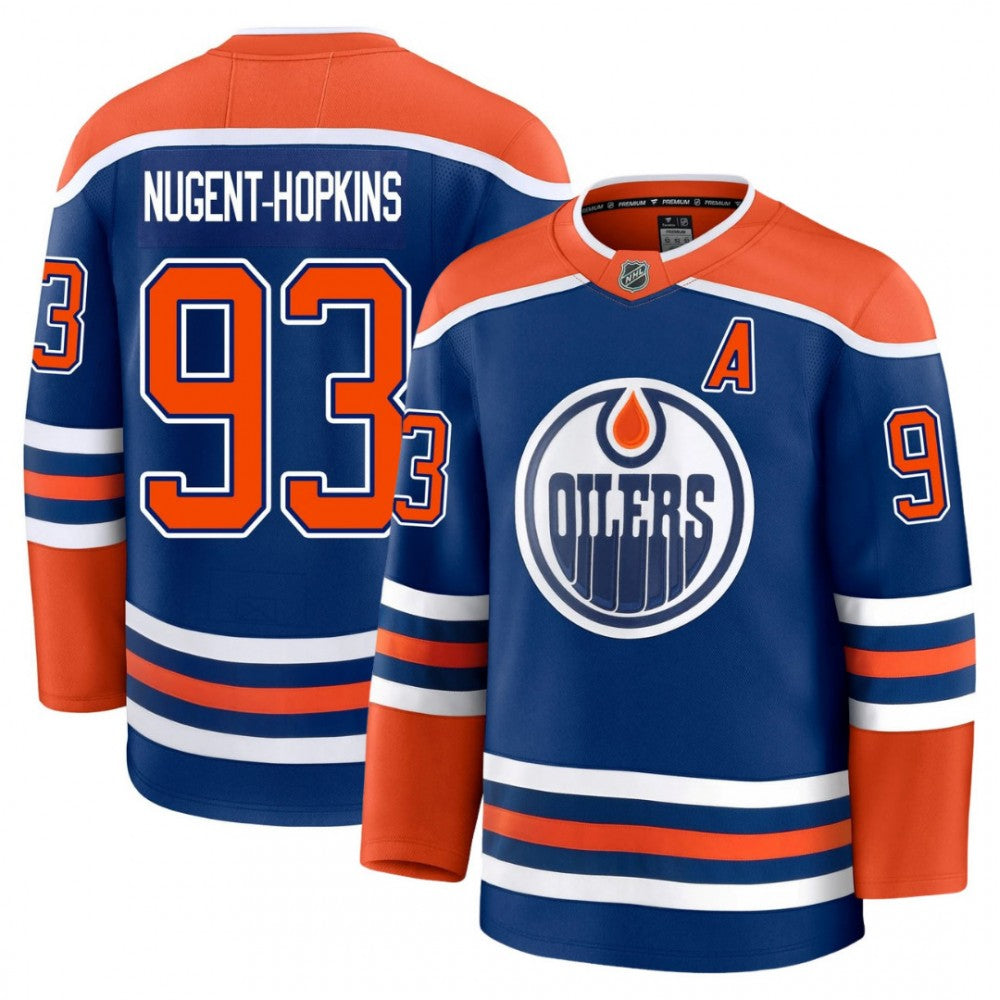 Ryan Nugent-Hopkins Edmonton Oilers Home Premium Player NHL Jersey