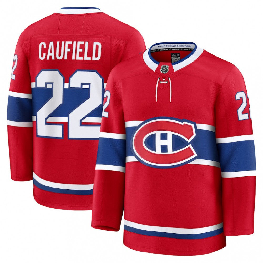 Cole Caufield Montreal Canadiens Home Premium NHL Jersey - Red